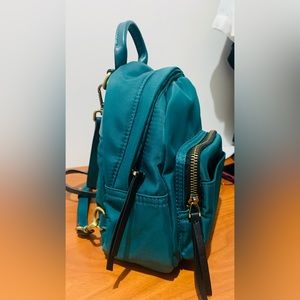 Green mini backpack